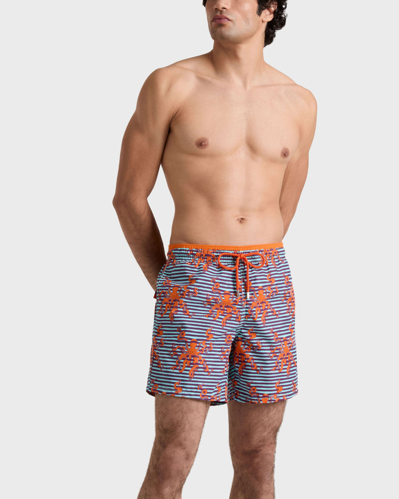 Vilebrequin MEN BICOLOR SWIM TRUNKS OCTOPUS IN STRIPES outlook