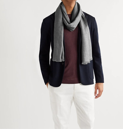 Loro Piana Fringed Cashmere and Silk-Blend Scarf outlook