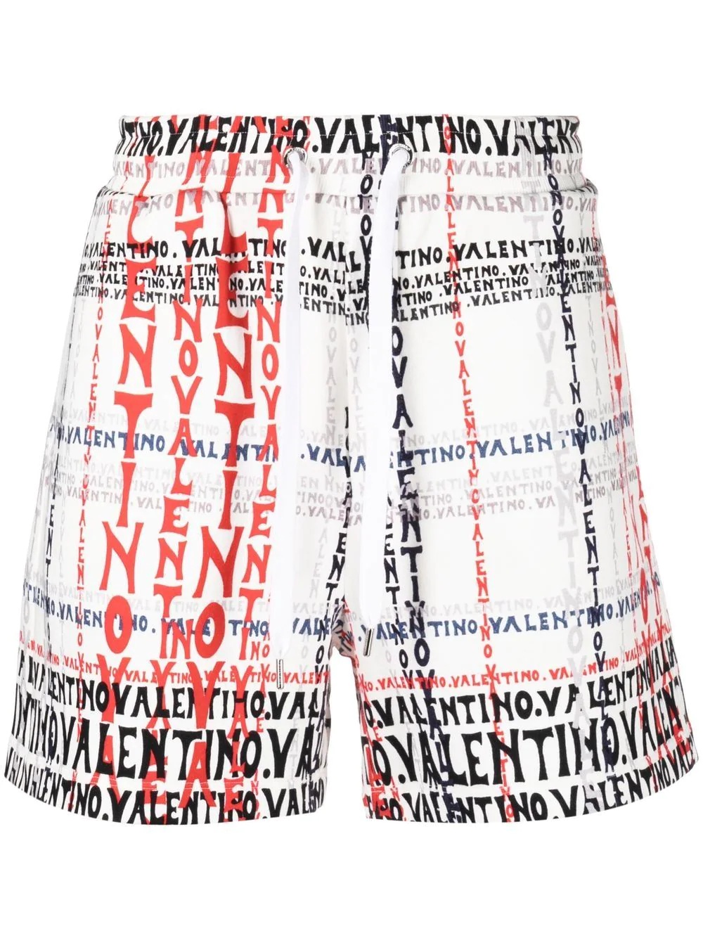 all-over logo-print track shorts - 1