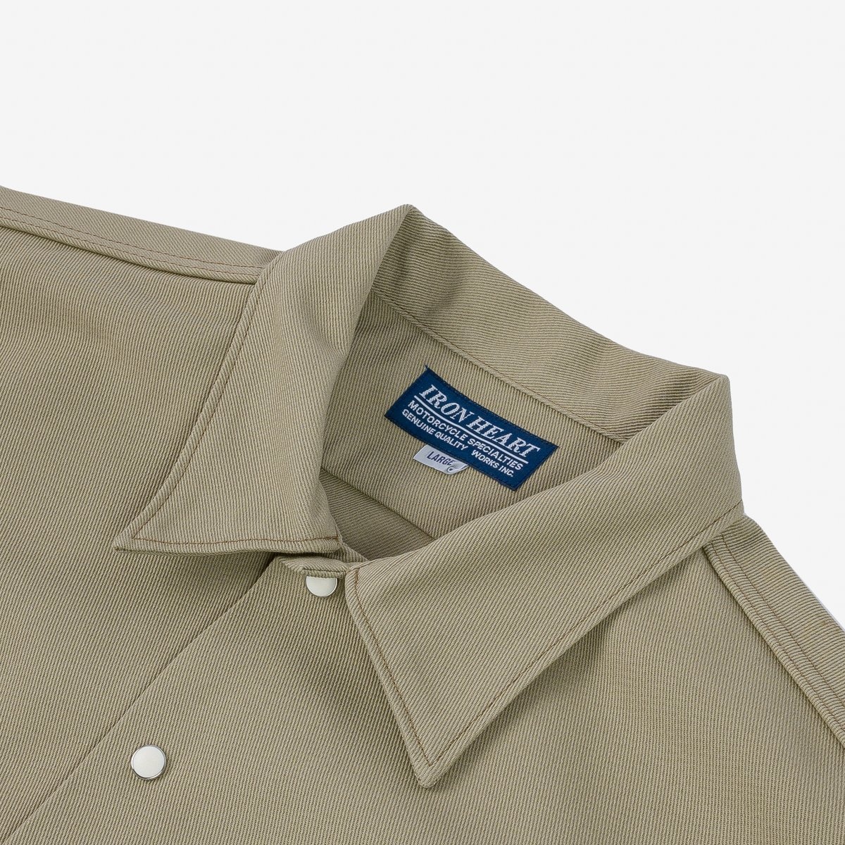 IHSH-364-KHA 11oz T/C Mechanic Shirt - Khaki - 7