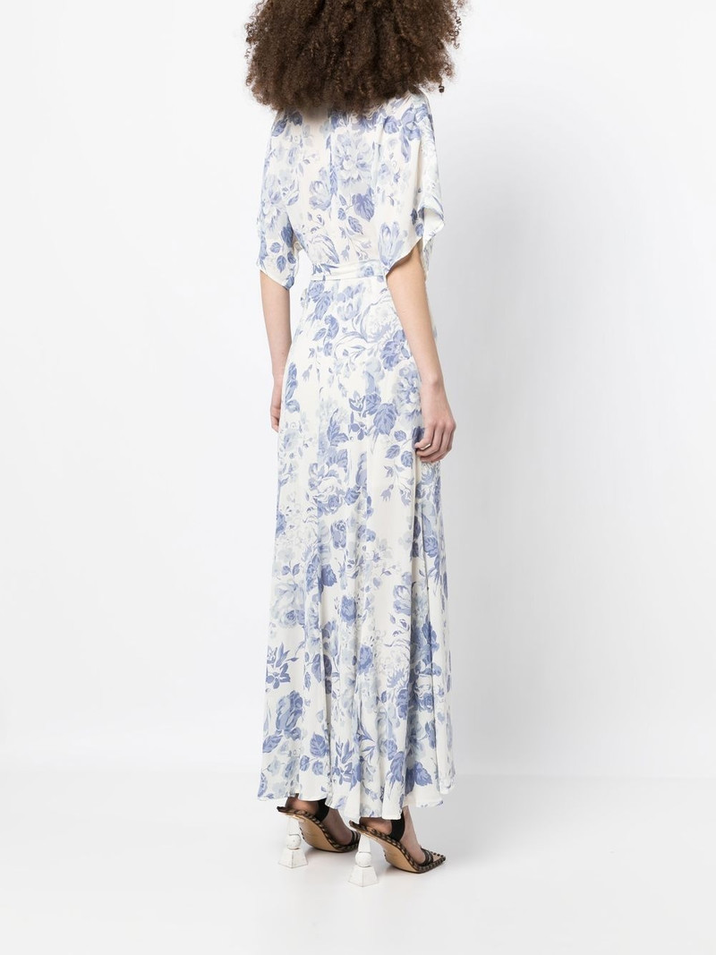 Winslow draped wrap dress 4
