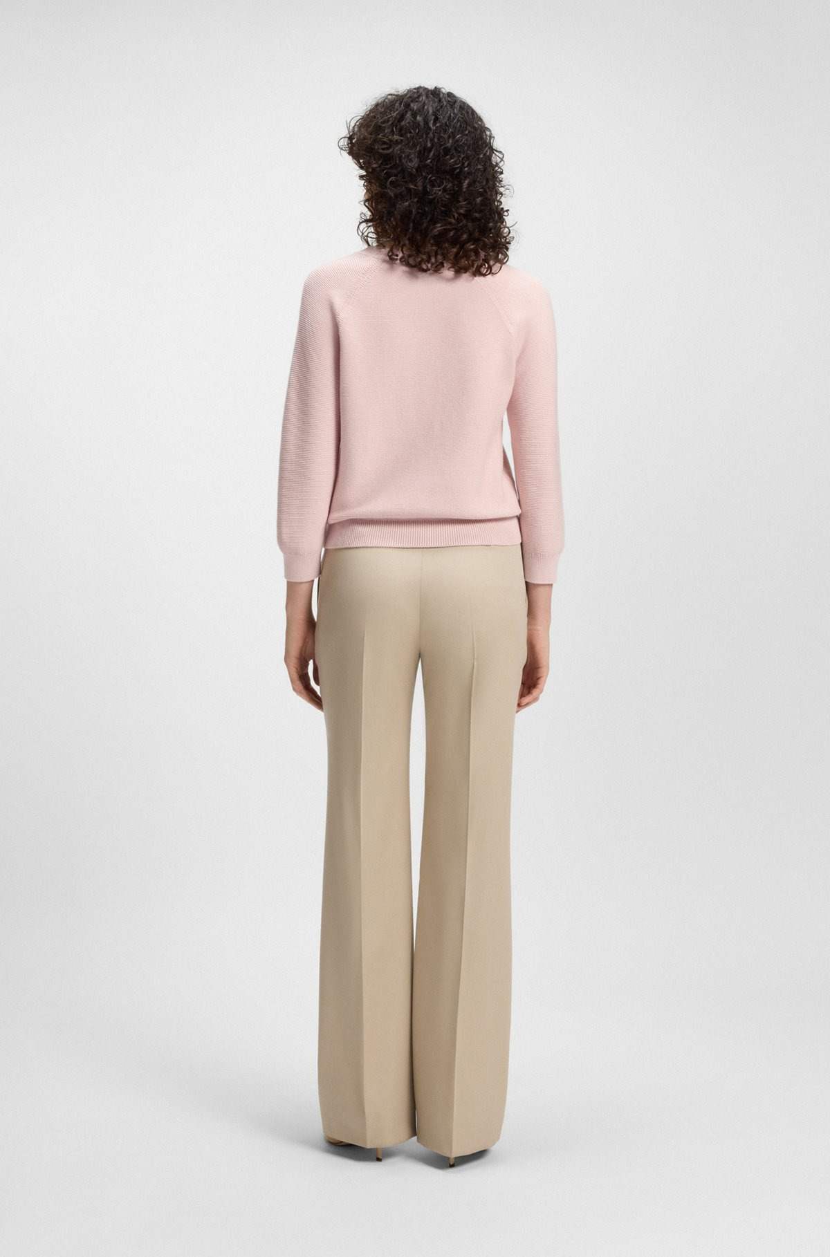 KNITTED SWEATER IN PURE COTTON - 4