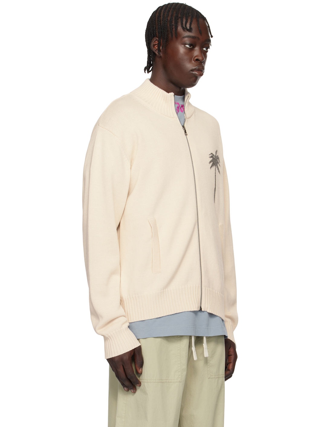 Off-White Palms Knit Track Jacket - 2