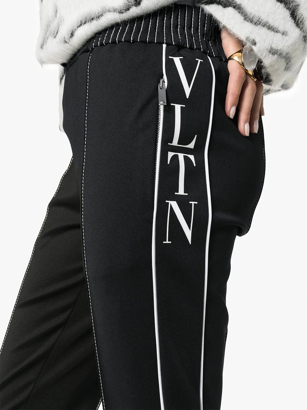 logo detail track trousers - 5