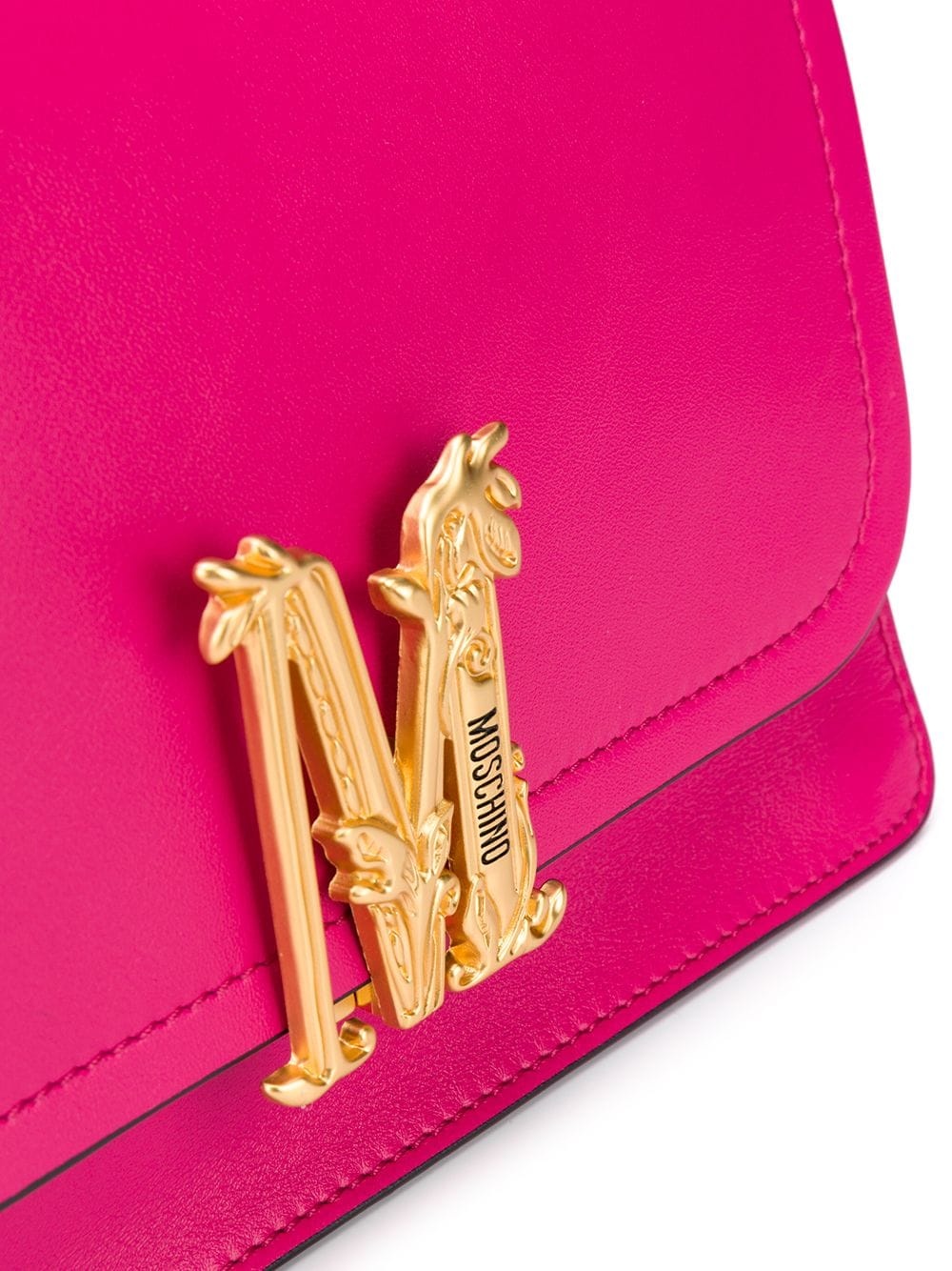 monogram plaque shoulder bag - 4