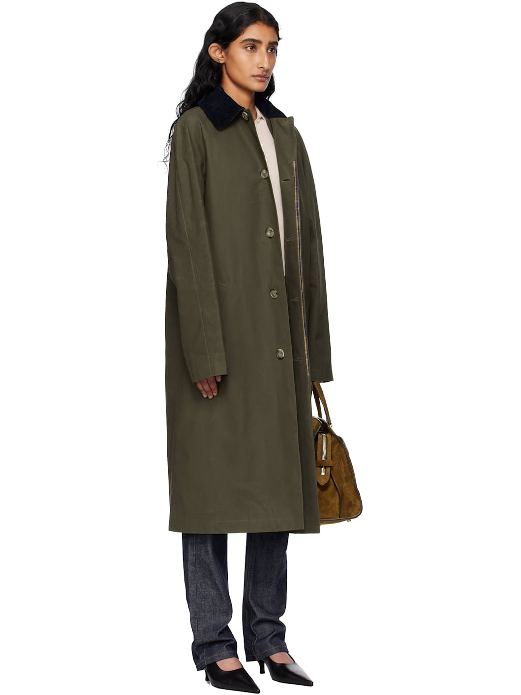 Khaki Gaspard Mac Trench Coat - 2