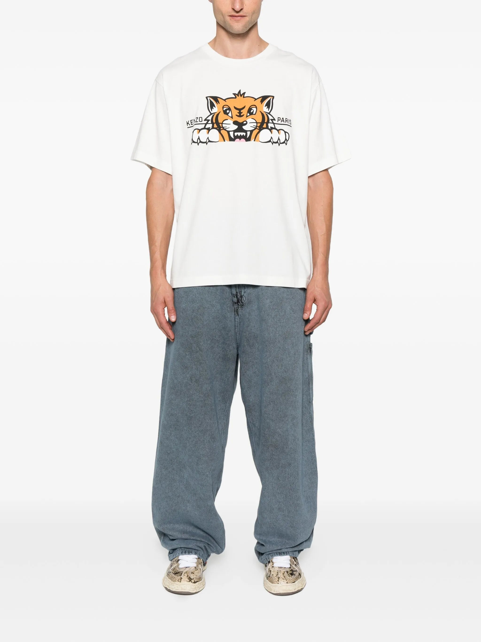Kenzo  Happy Tiger Cotton T-shirt - 2