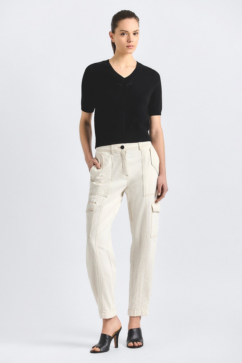 AMARE RELAXED FIT CARGO PANT 1