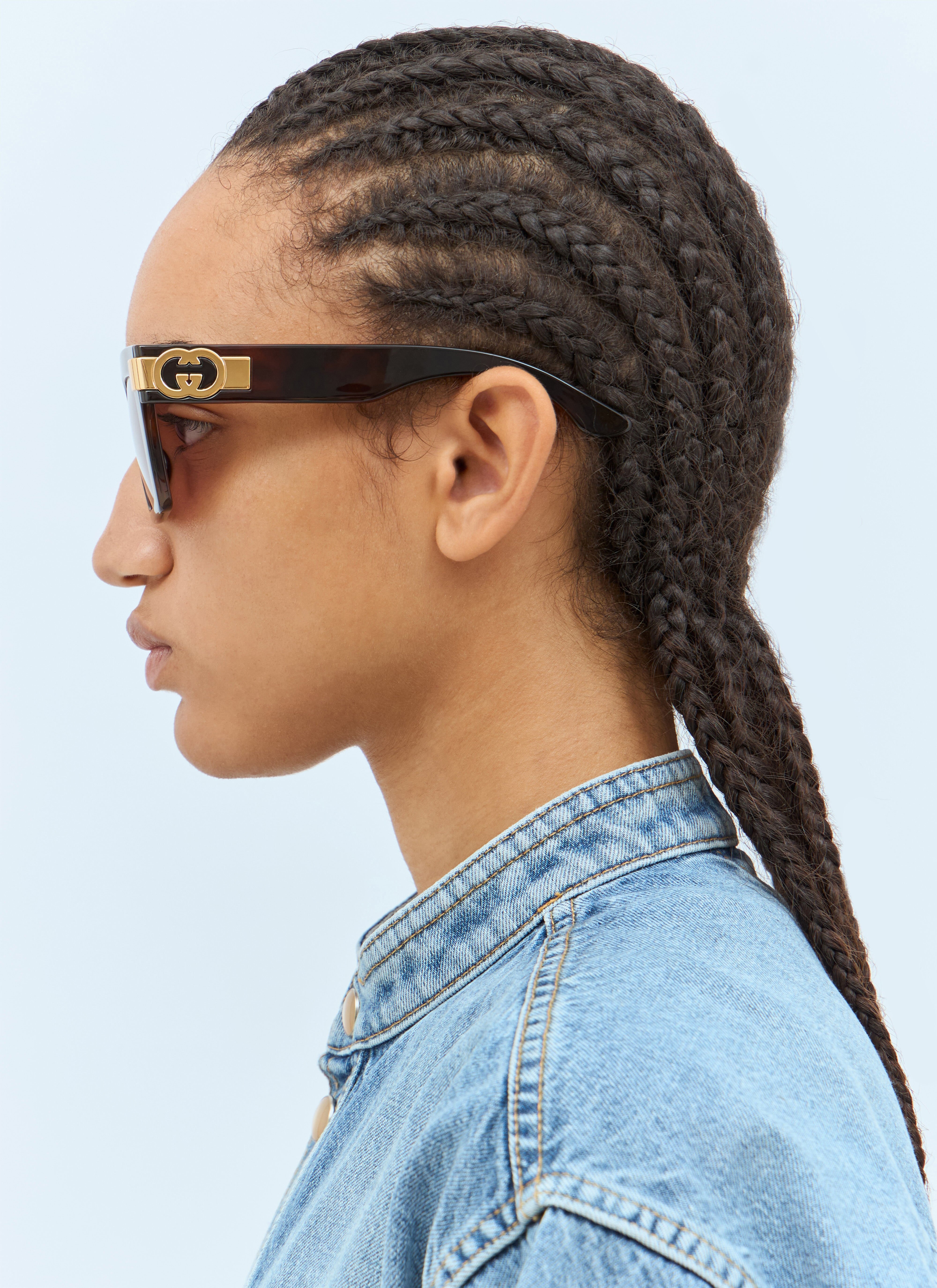 Cat-Eye Frame Sunglasses - 4