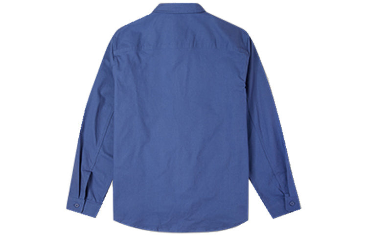 Converse Carpenter Pocket Button Down Long Sleeve Shirt 'Vintage Blue' 10022950-A02 - 2