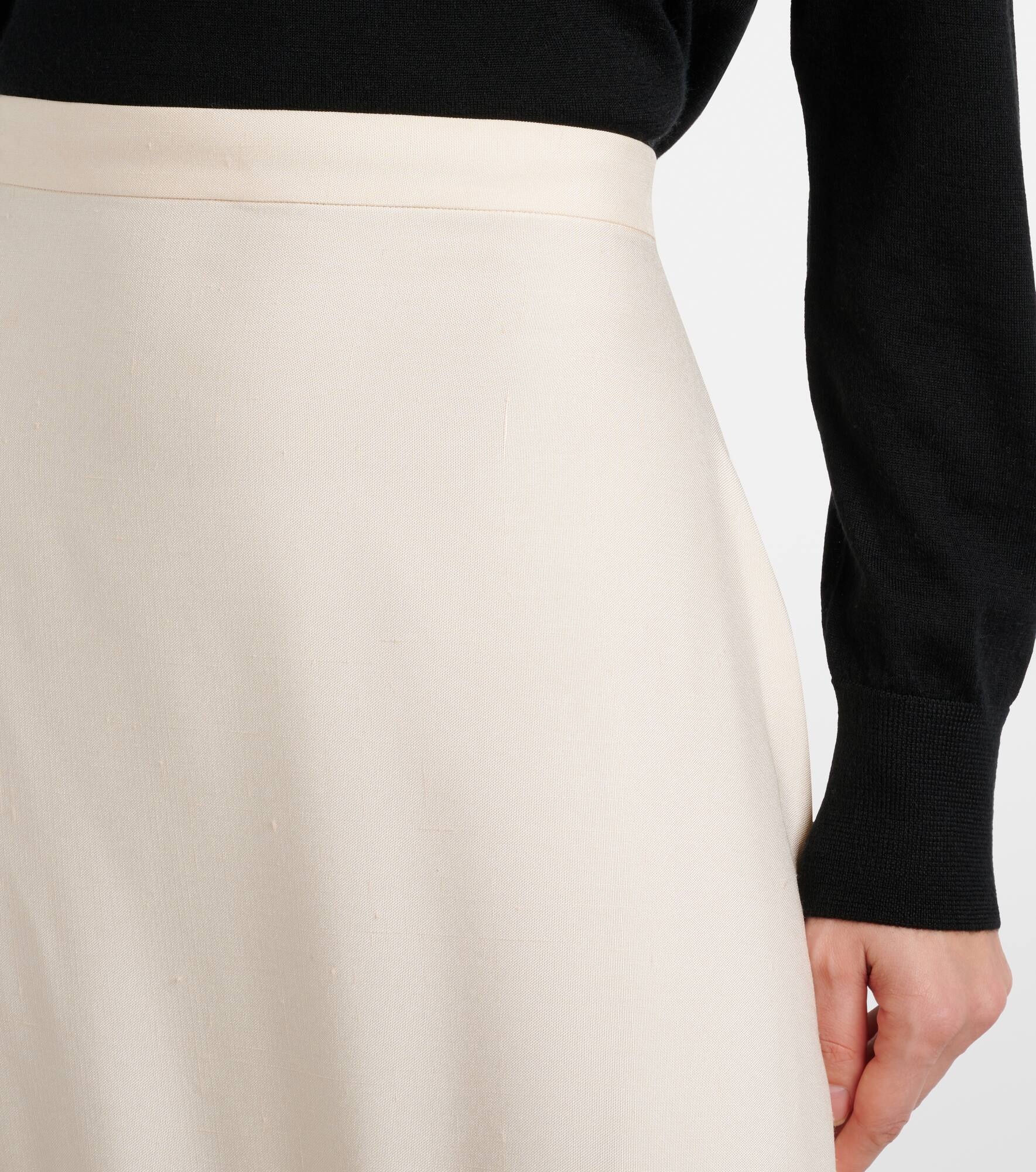 Silk maxi skirt - 4