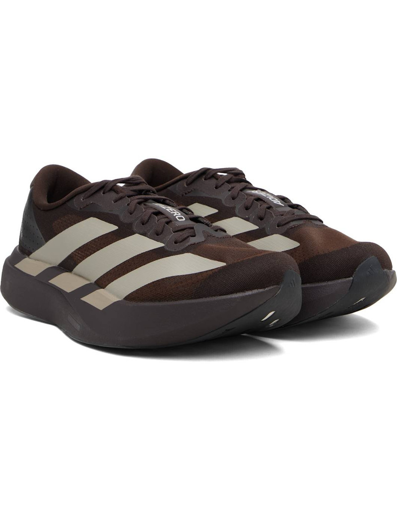 Brown Adizero EVO SL Sneakers 4