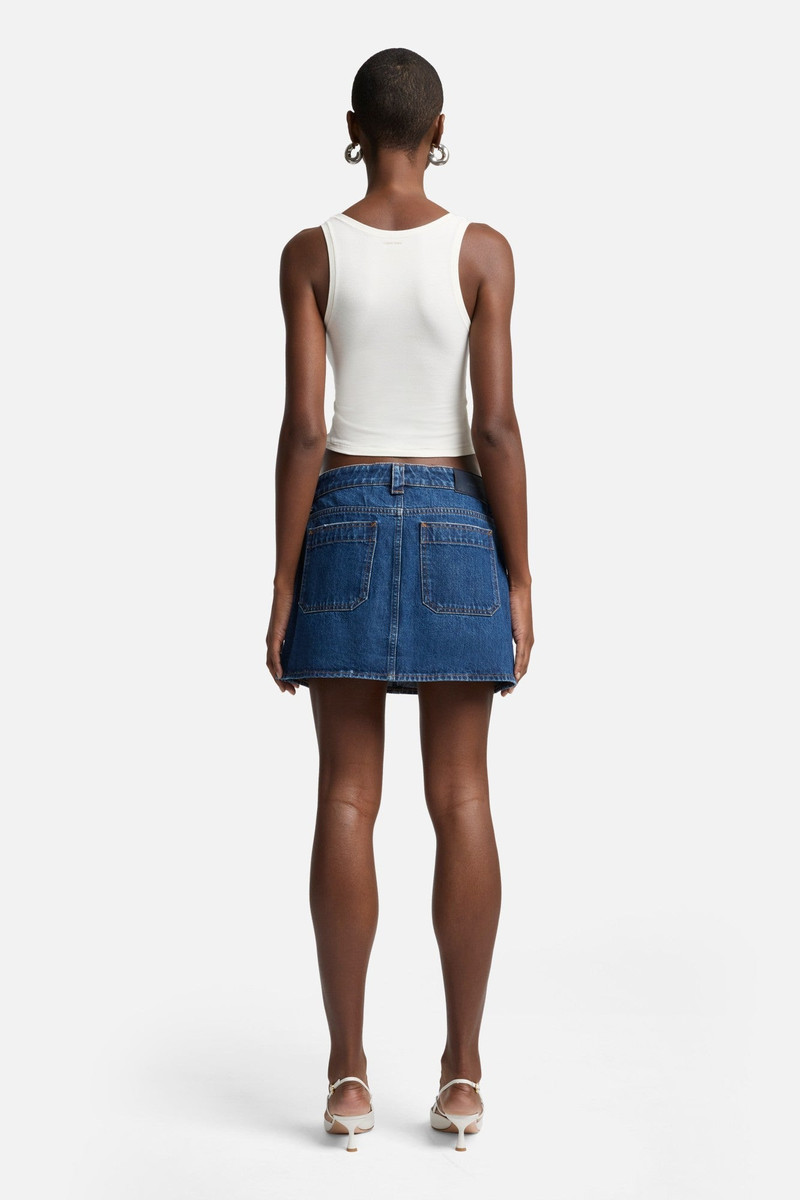 MANKIND Milly Studded Mini Skirt in Le Blue 5