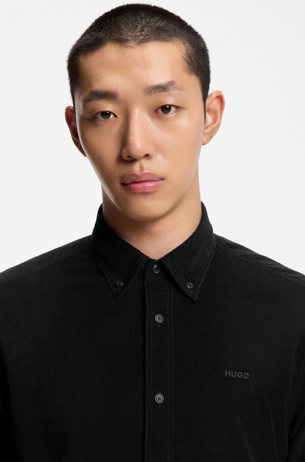 RELAXED-FIT SHIRT IN COTTON CORDUROY - 3