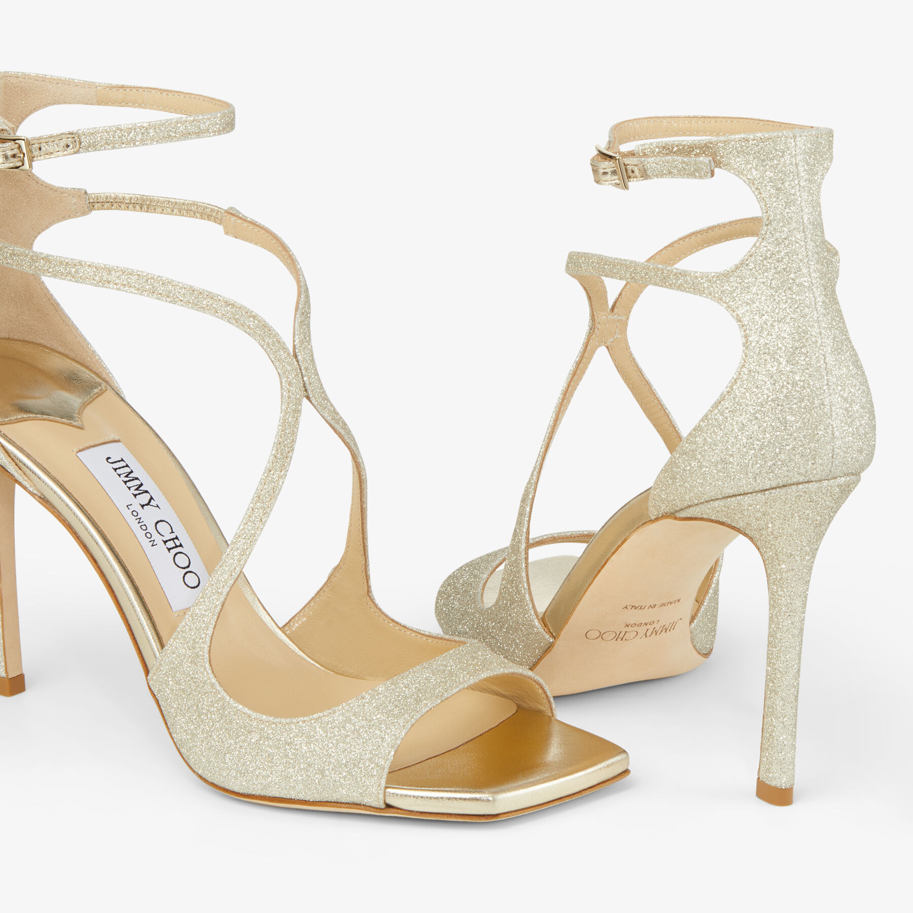 Azia 95
Platinum Ice Dusty Glitter Sandals - 3