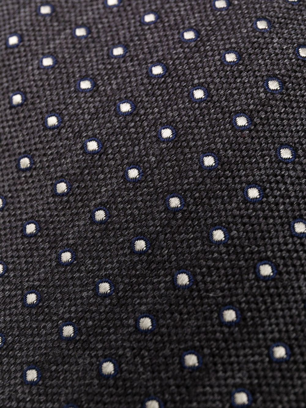 embroidered dot tie - 2