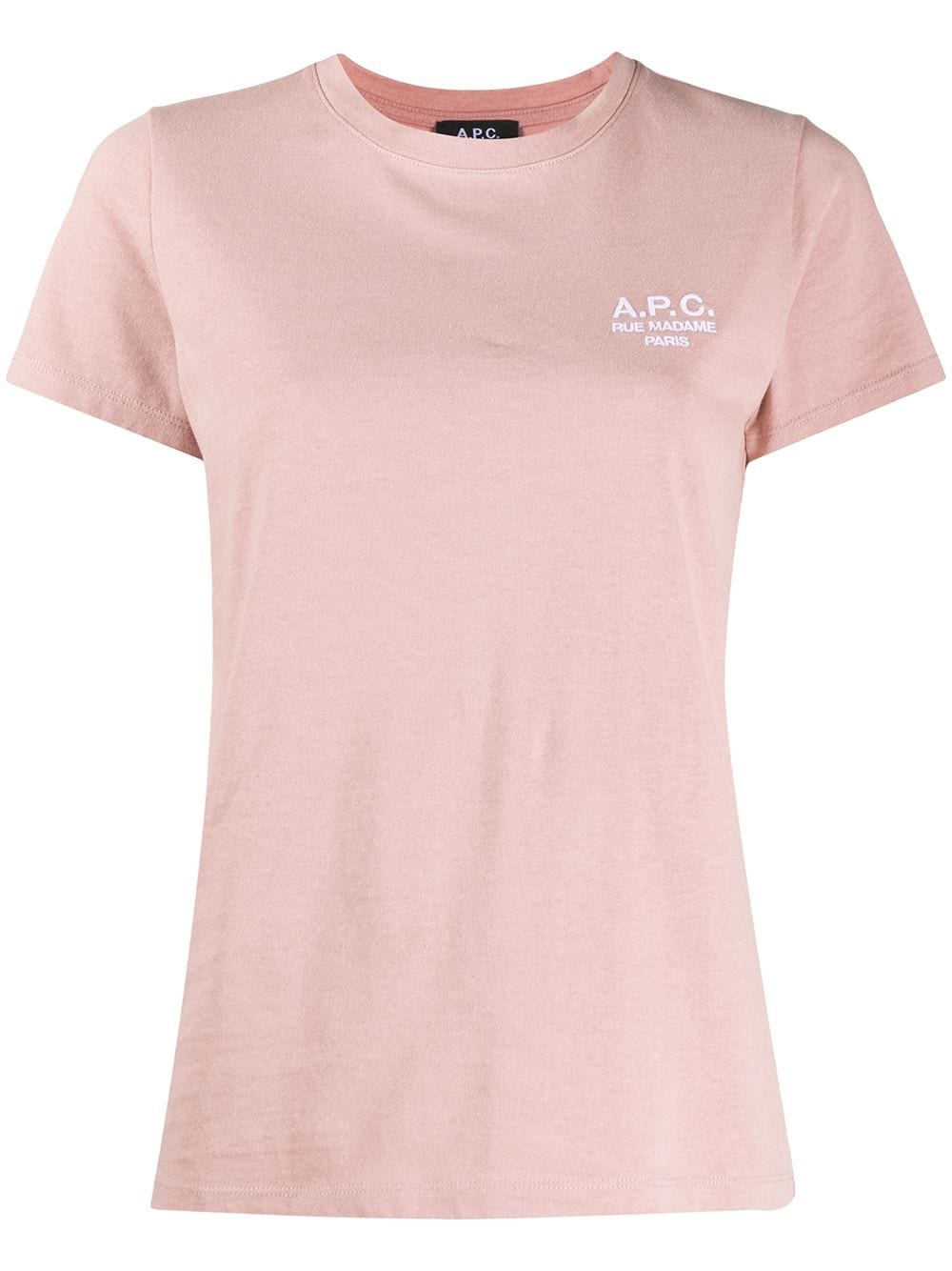 Denise embroidered logo cotton T-shirt - 1