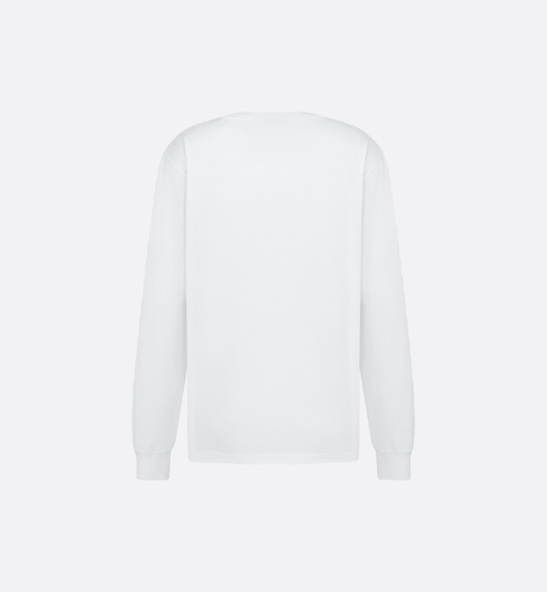 Long-Sleeved T-Shirt with Christian Dior Paris Tag, Relaxed Fit - 2
