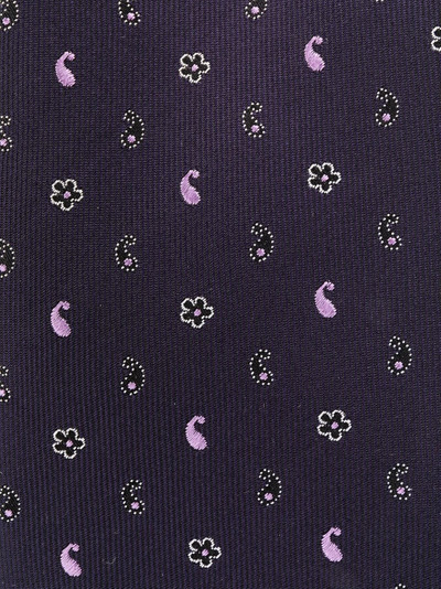 Etro patterned silk tie outlook