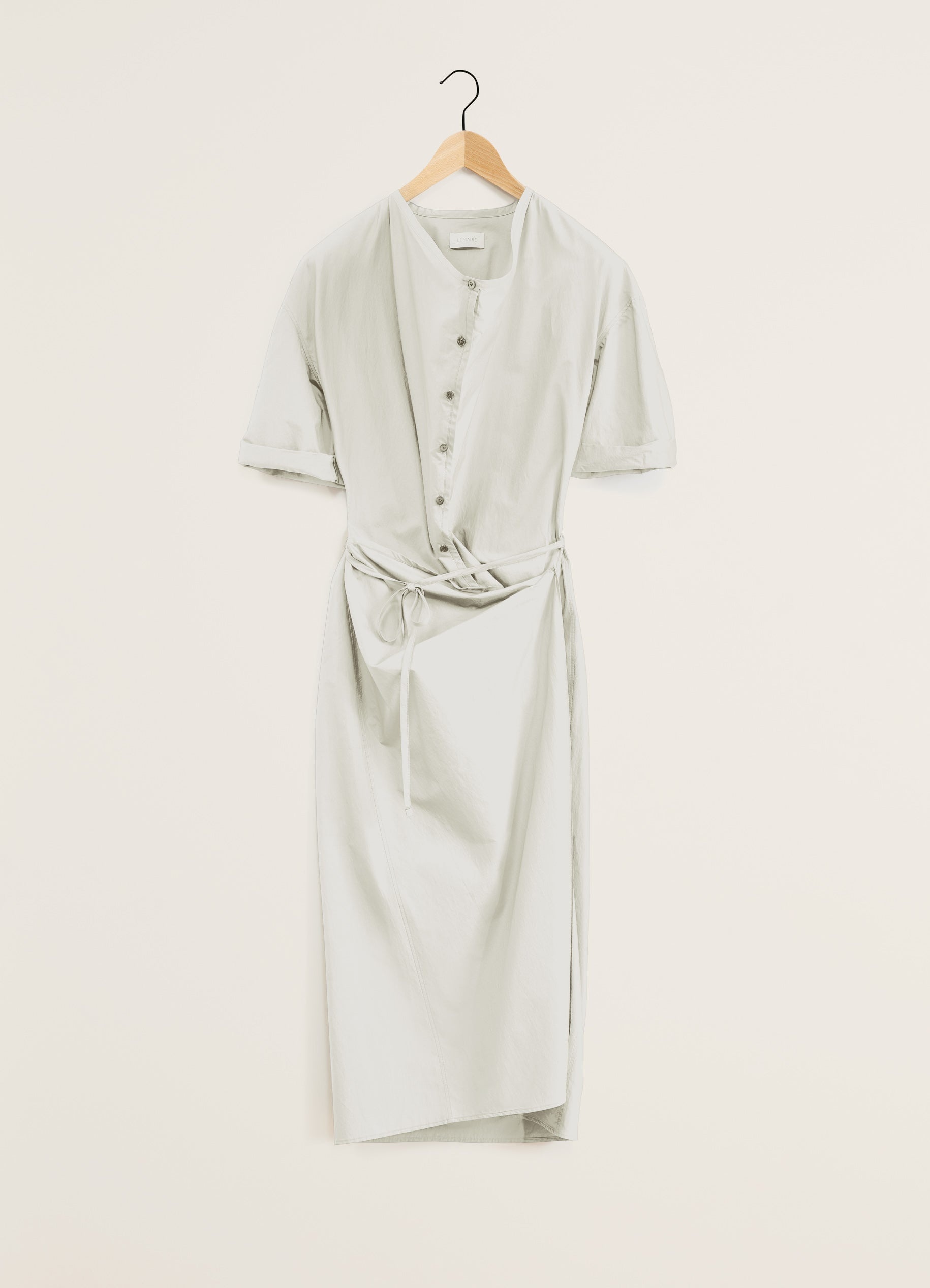 SHORT SLEEVE WRAP DRESS - 1