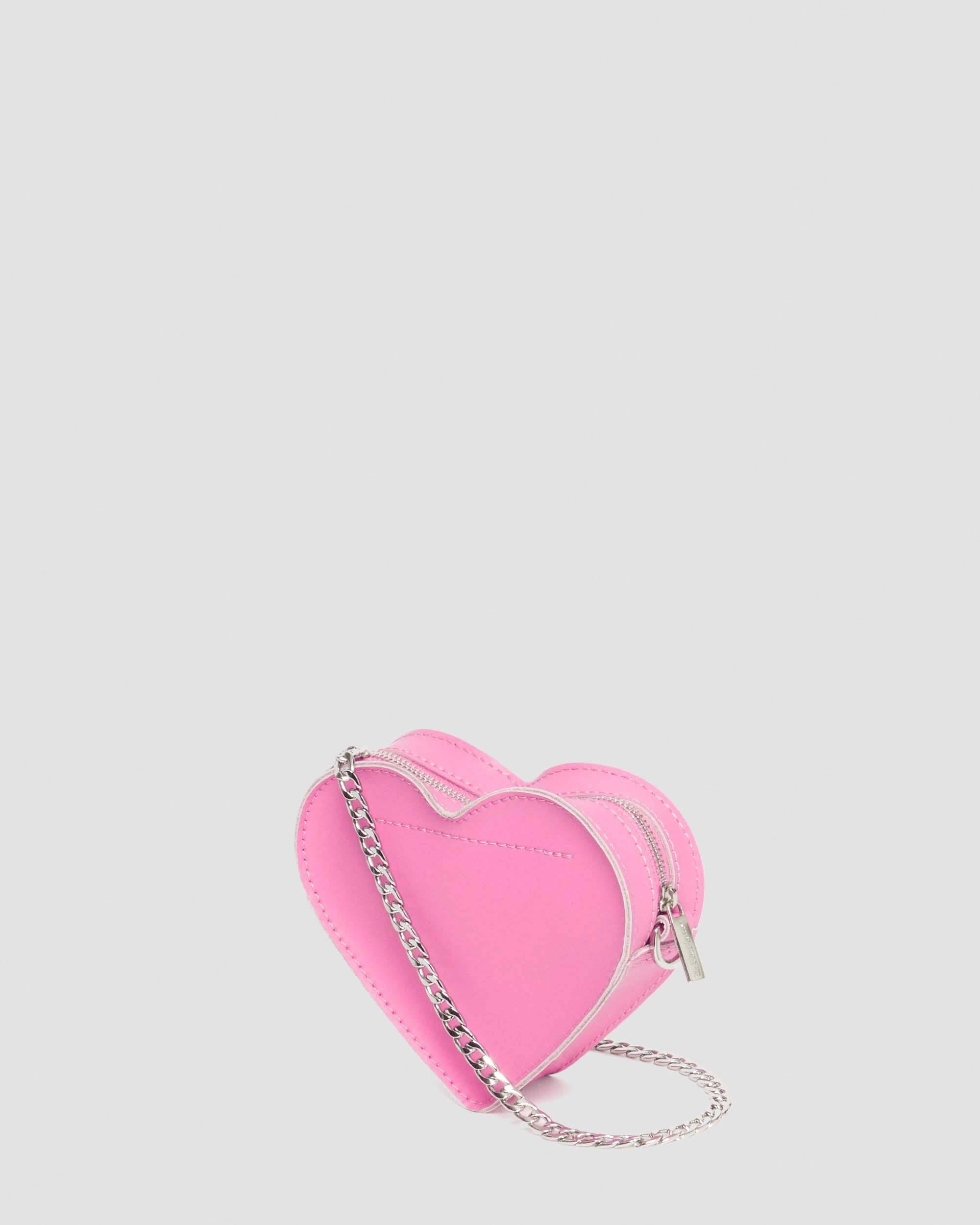 Mini Heart Shaped Leather Bag - 8