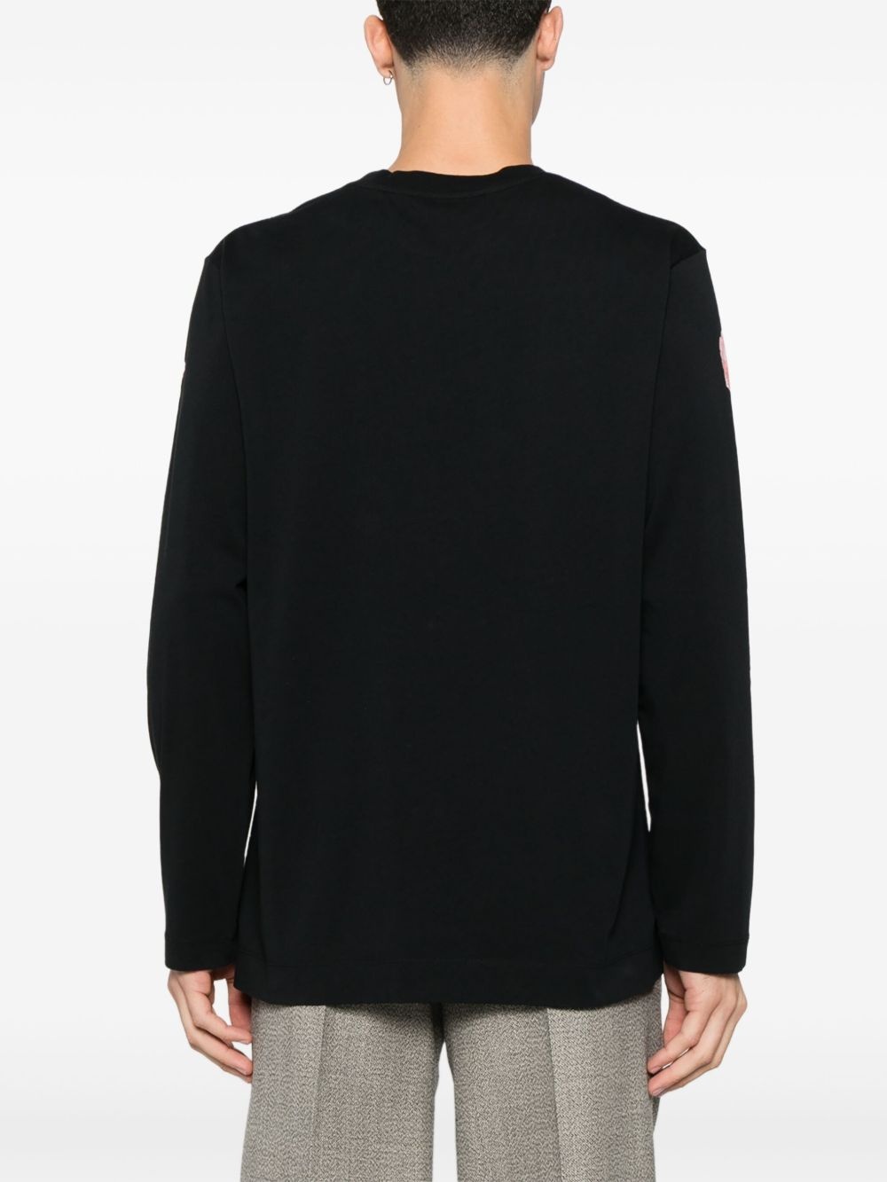 carnation-print long-sleeve T-shirt - 3