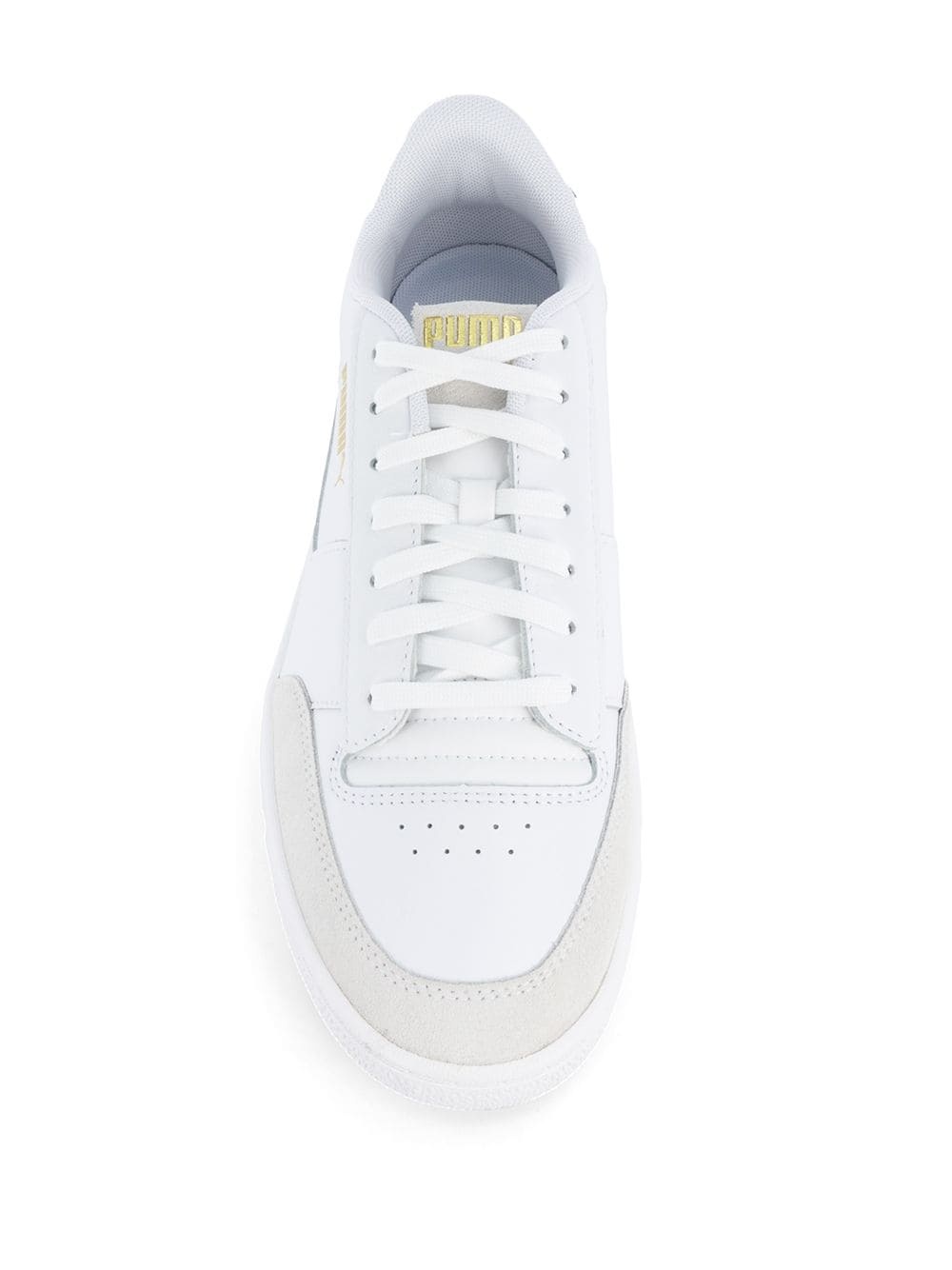 suede panel low-top trainers - 4