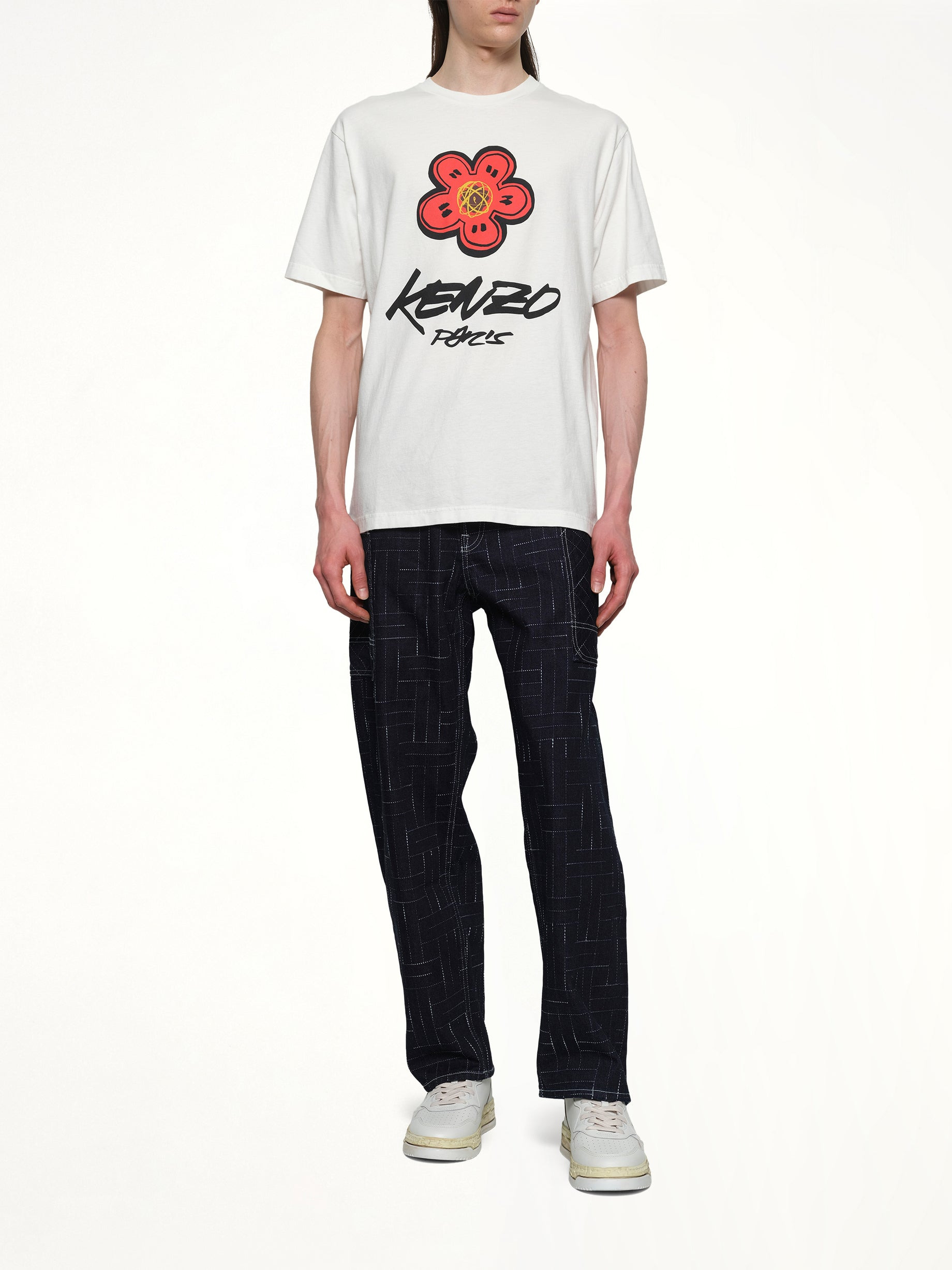 Kenzo Futura Classic T-Shirt in Off White - 4