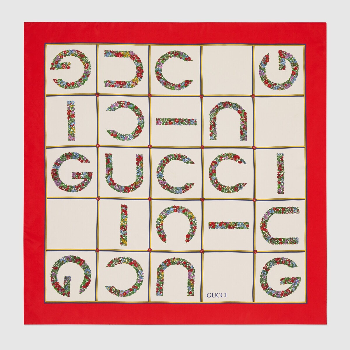 Gucci print silk carré - 1