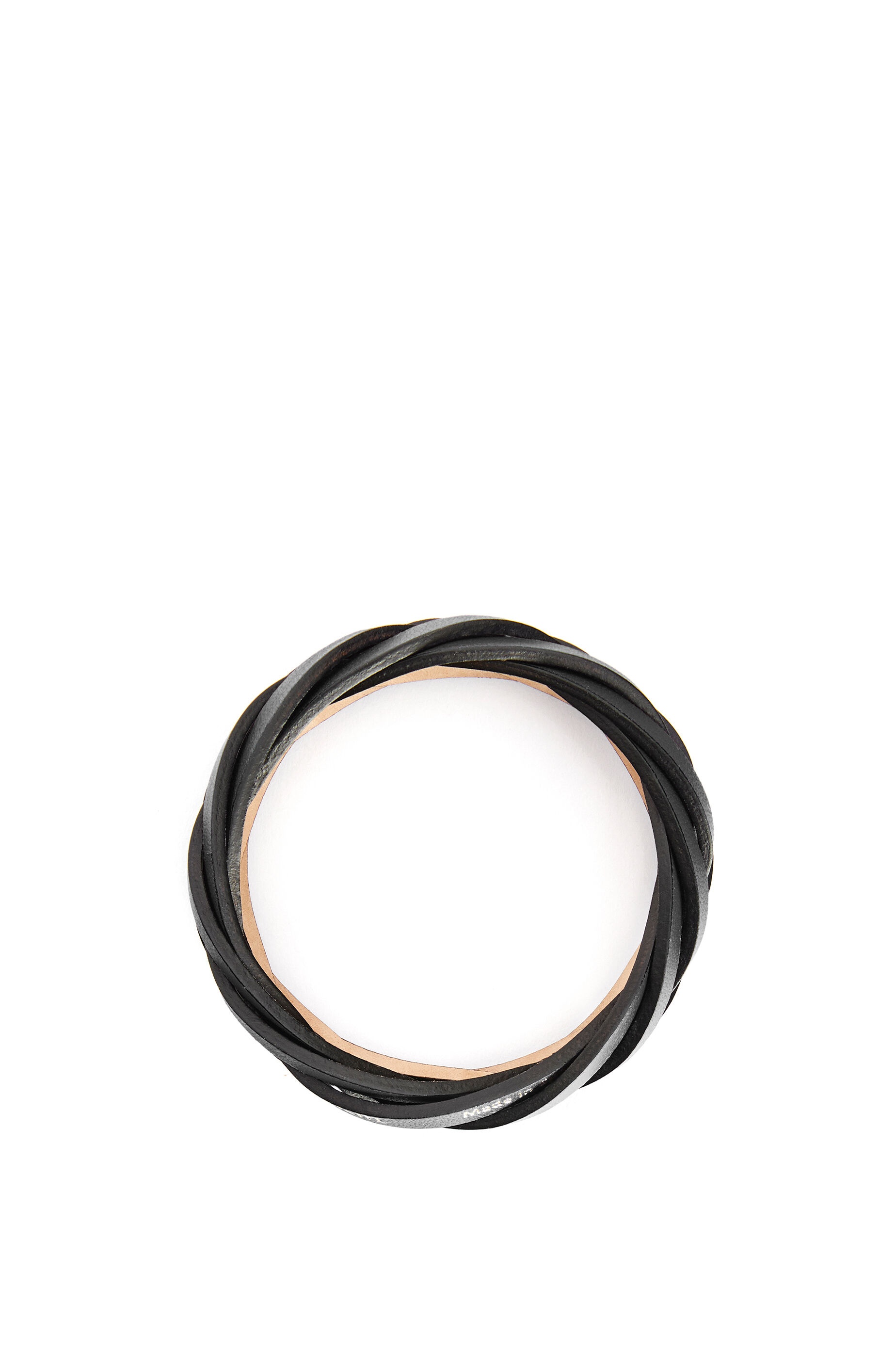 Braided bangle in classic calfskin - 2