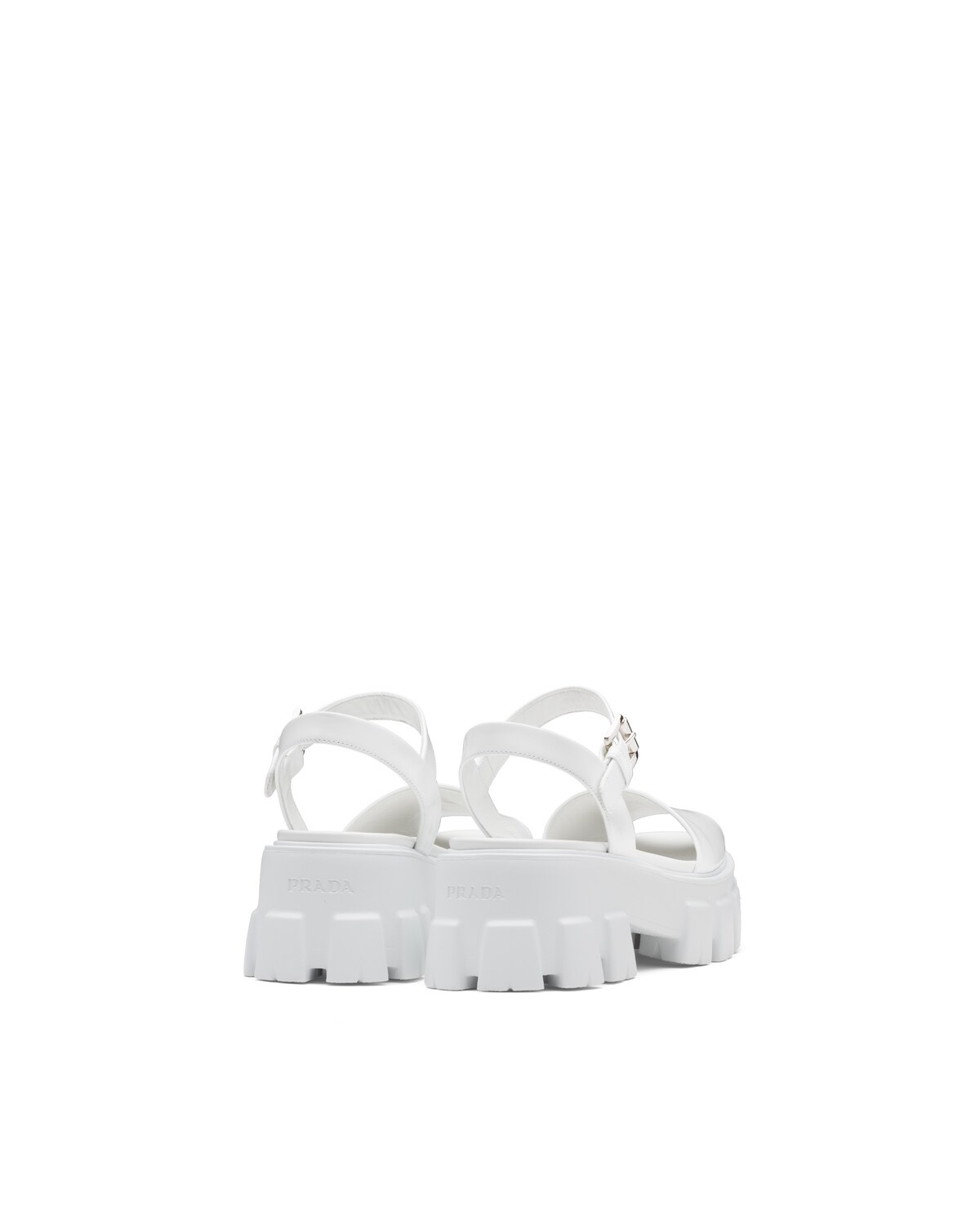 Monolith brushed leather sandals - 5