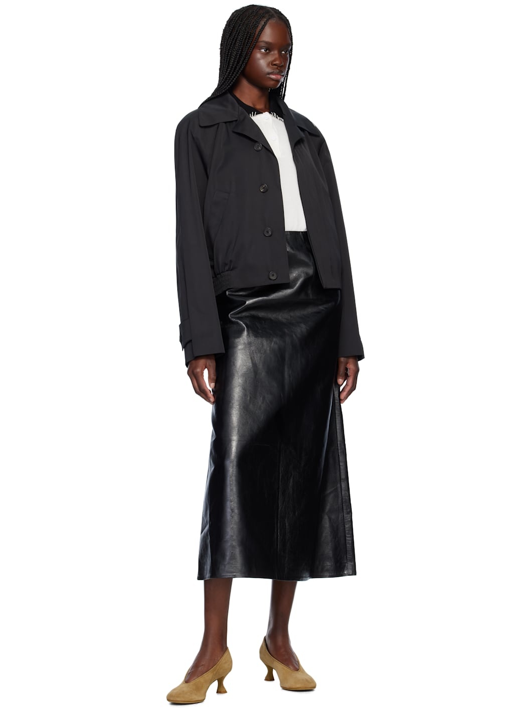 Black Water Repellent Jacket - 4