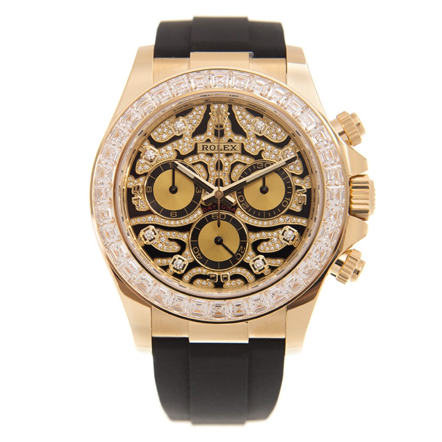 Rolex Cosmograph Daytona Eye of the Tiger Chronograph Automatic Chronometer Diamond Men's Watch 1165 - 3