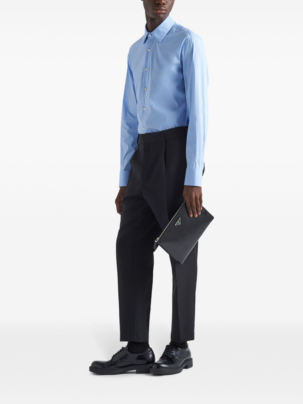 Prada Men Camicia In Popeline - 4
