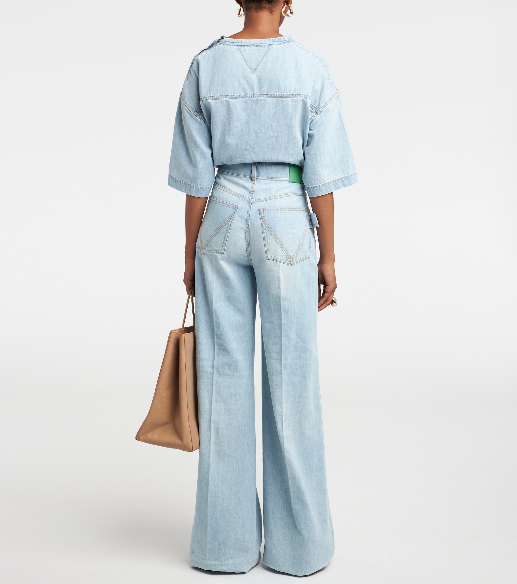 High-rise wide-leg jeans - 3