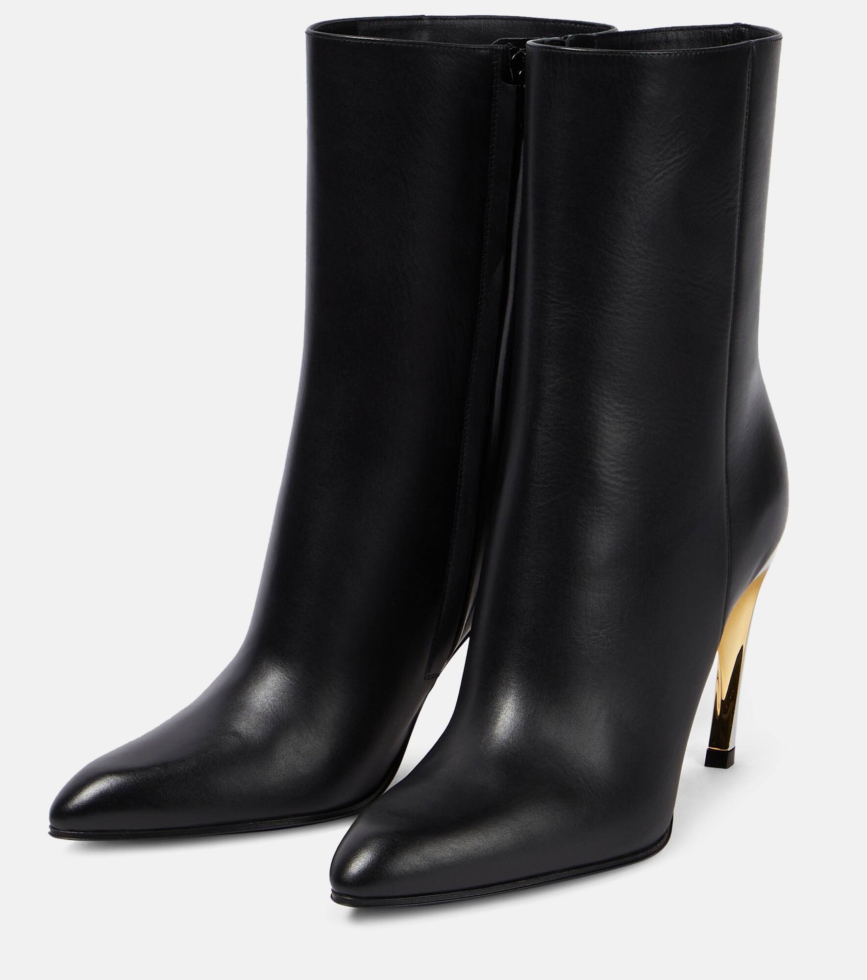 Armadillo leather ankle boots - 5