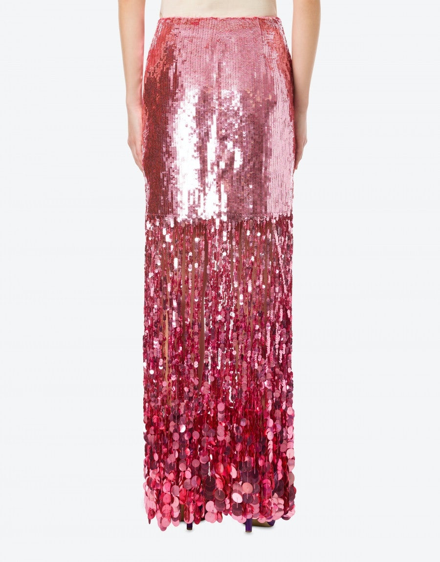 SEQUIN SKIRT WITH FRINGES - 3