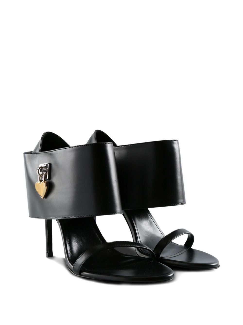 leather heeled sandals - 2