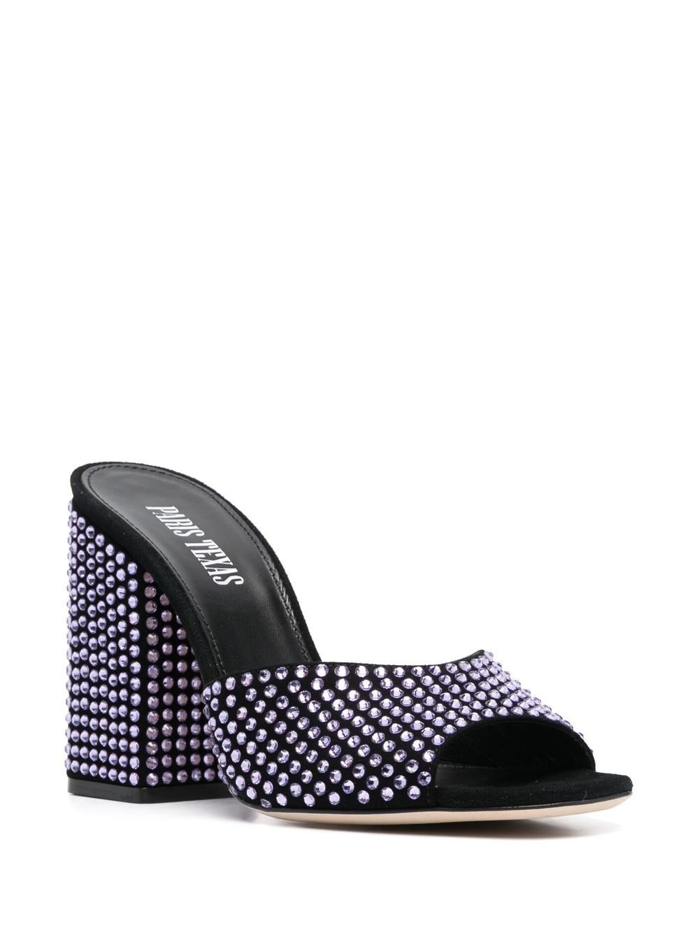 crystal-embellished 105mm mules - 2