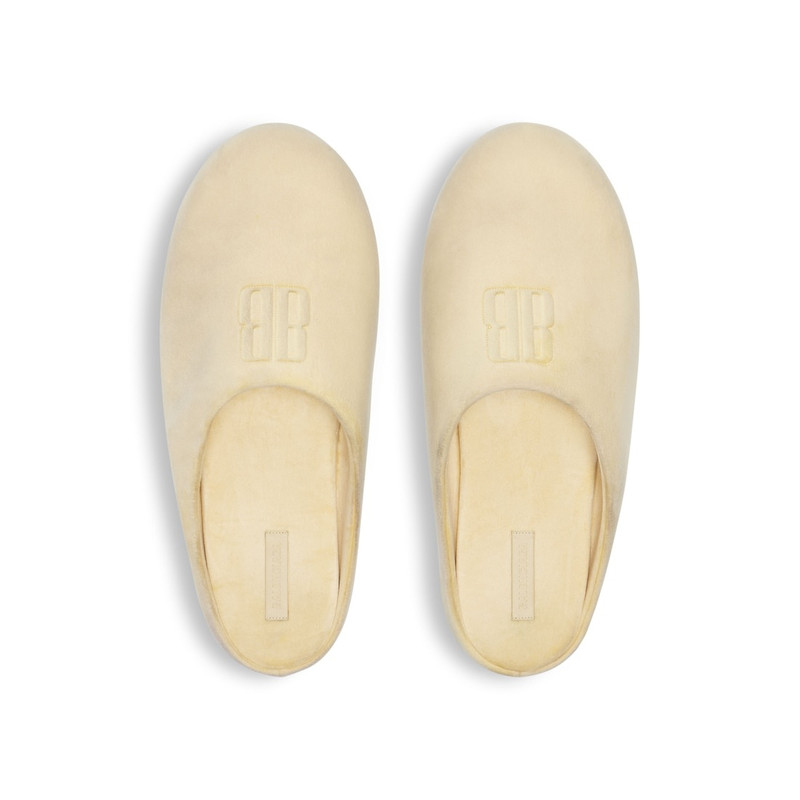 Men's Château Flat Mule in Butter Yellow 6