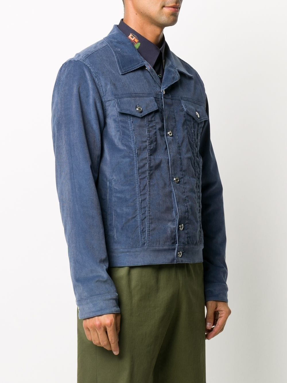 cotton trucker jacket - 3