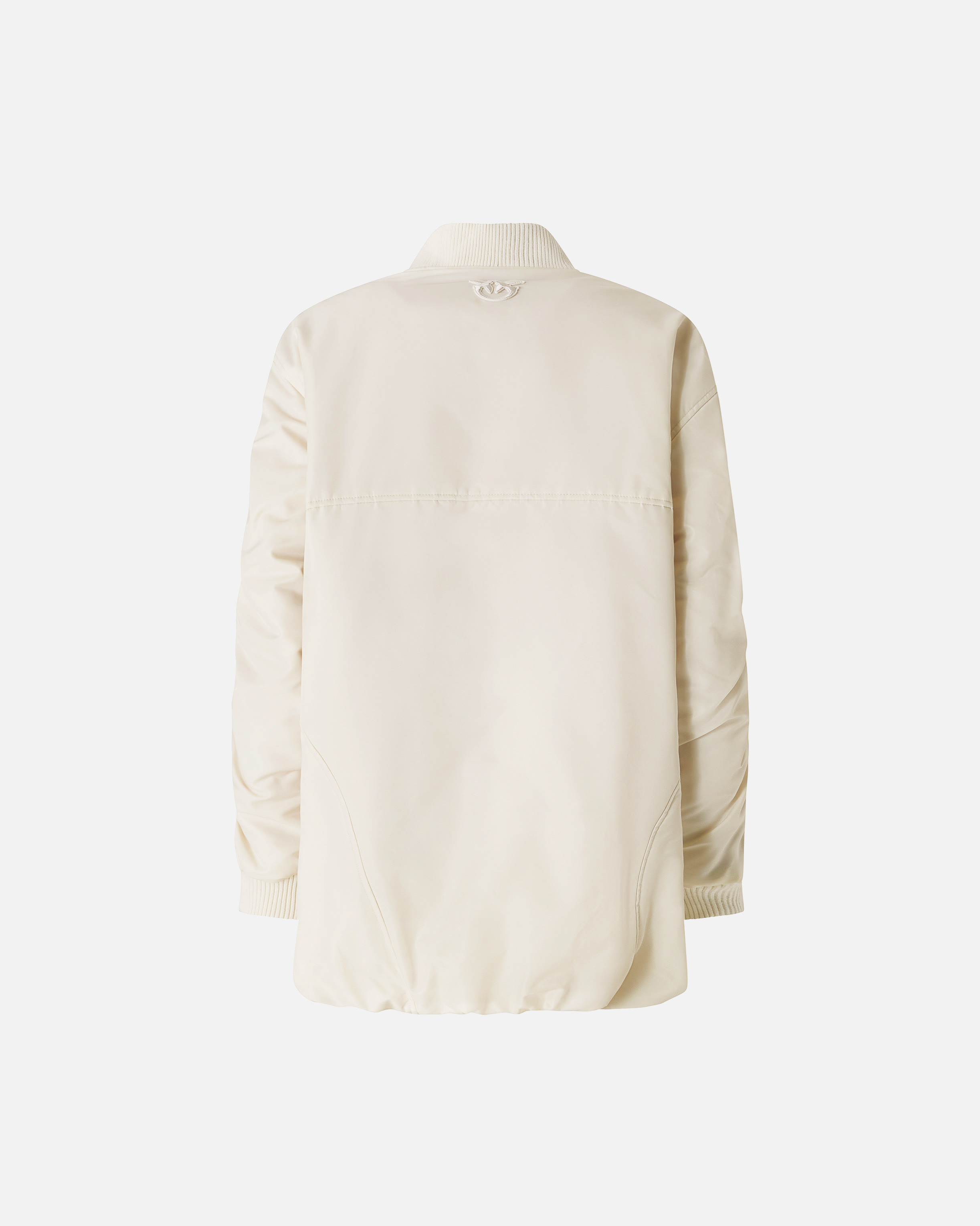 LONG TECHNICAL SATIN BOMBER JACKET - 6