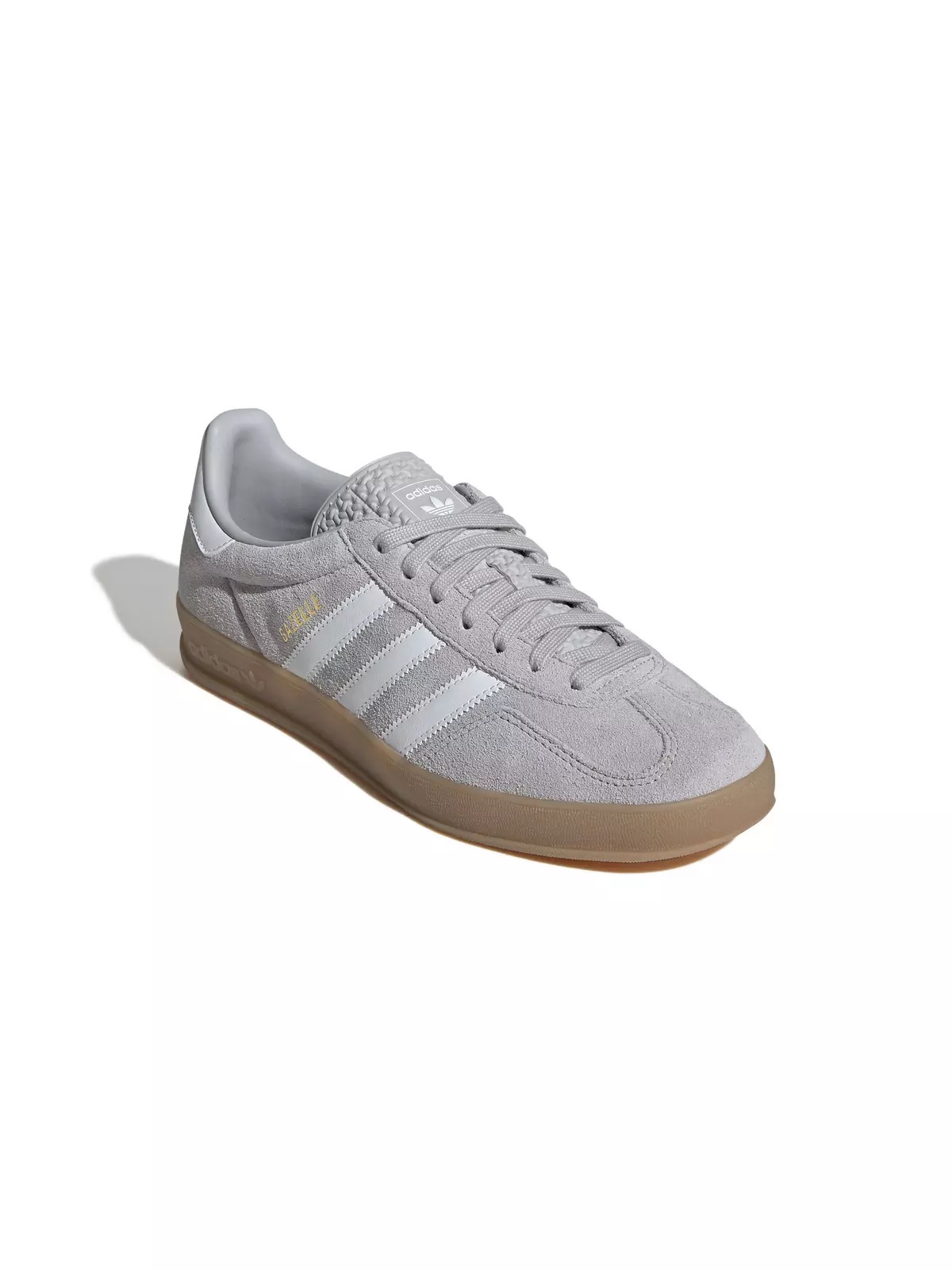 Originals Gazelle "Grey Two/Ftwr White/Gold Metallic" Men's Shoe - 3