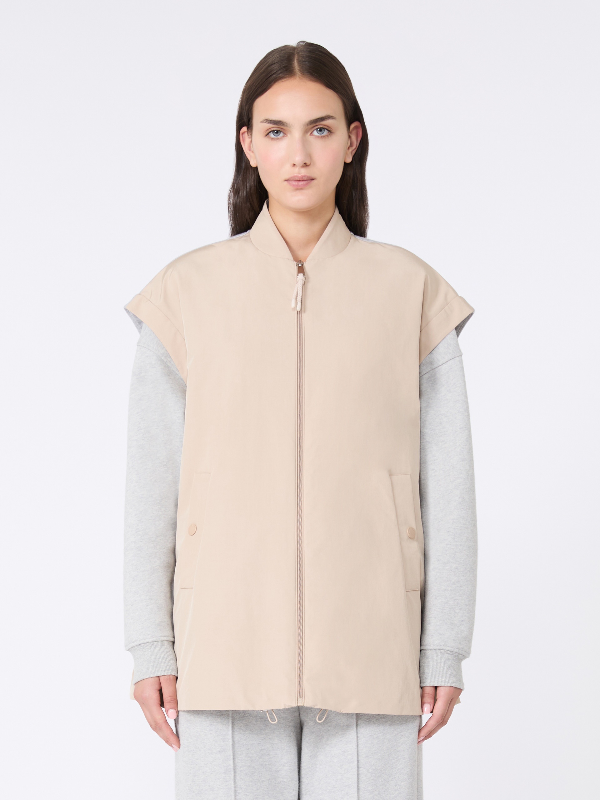LIMOSA Water-repellent canvas and scuba gilet - 3