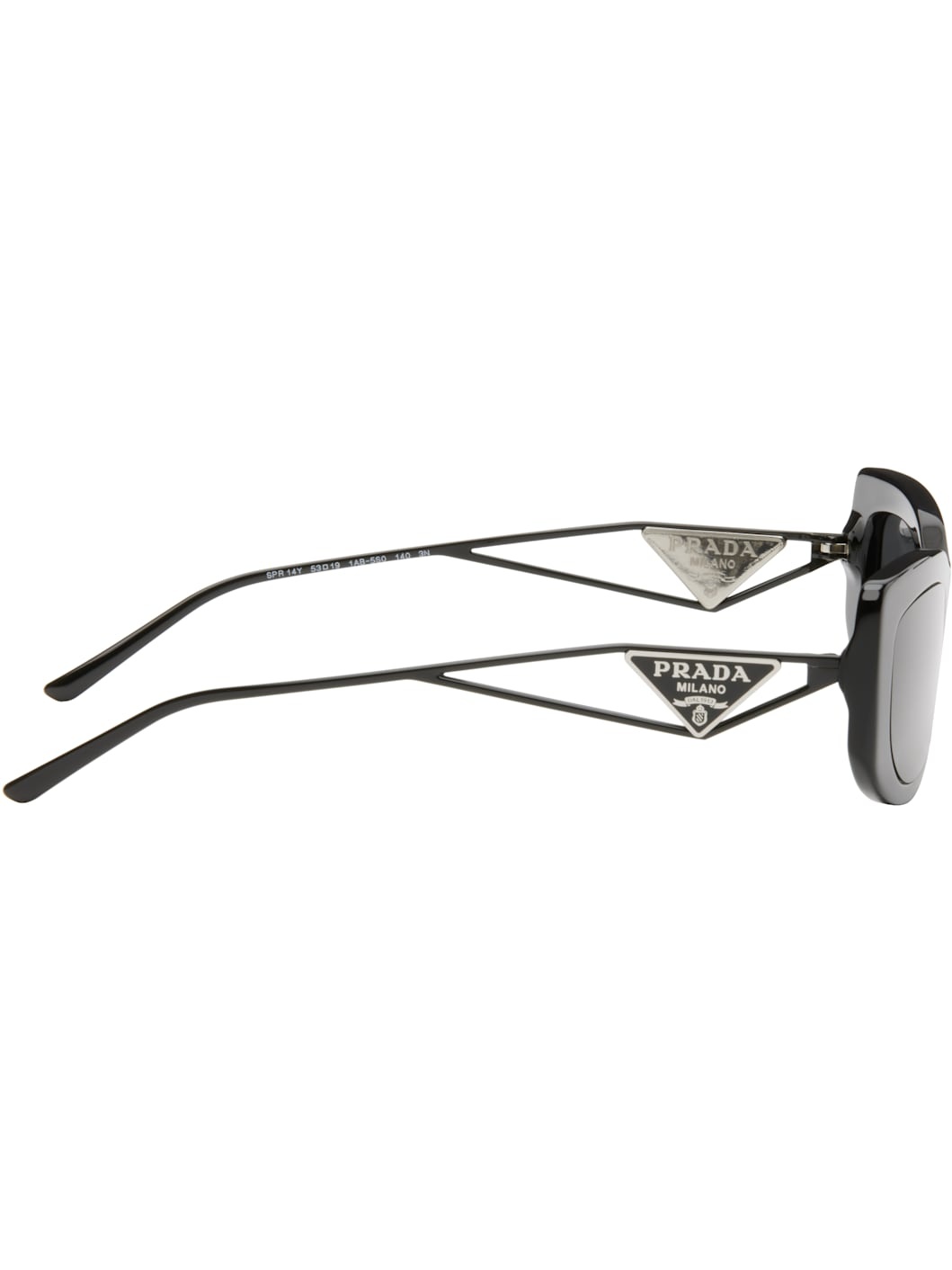 Black Triangle Logo Sunglasses - 2