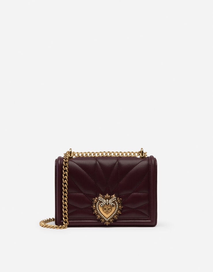 Small Devotion side bag in matelassé nappa leather - 1