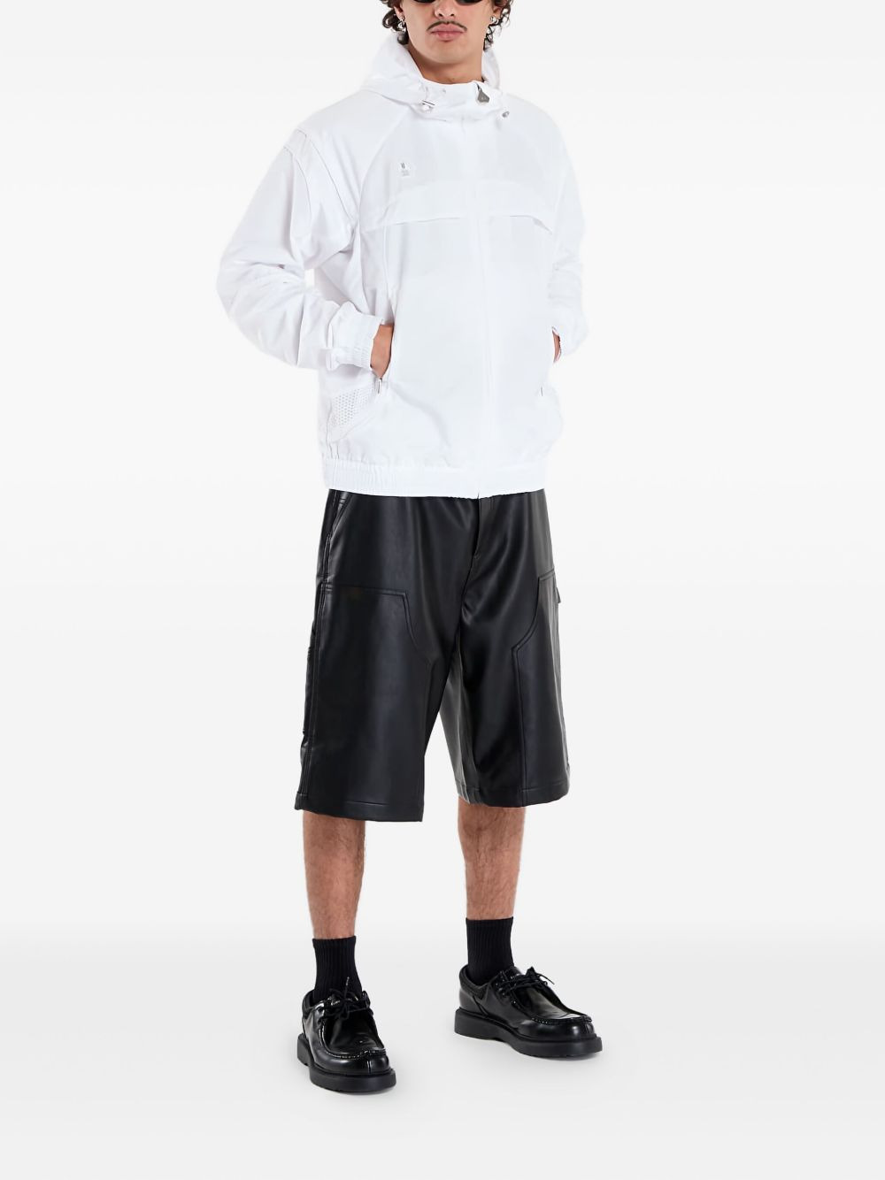 x Skepta hoodie mesh-panel jacket - 2