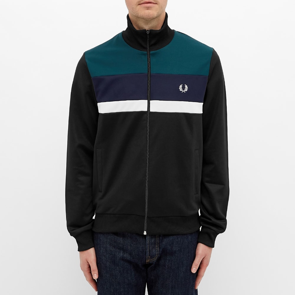 Fred Perry Authentic Colourblock Track Jacket - 4