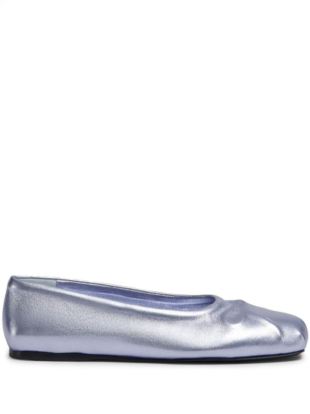 Little Bow metallic ballerina shoes - 1