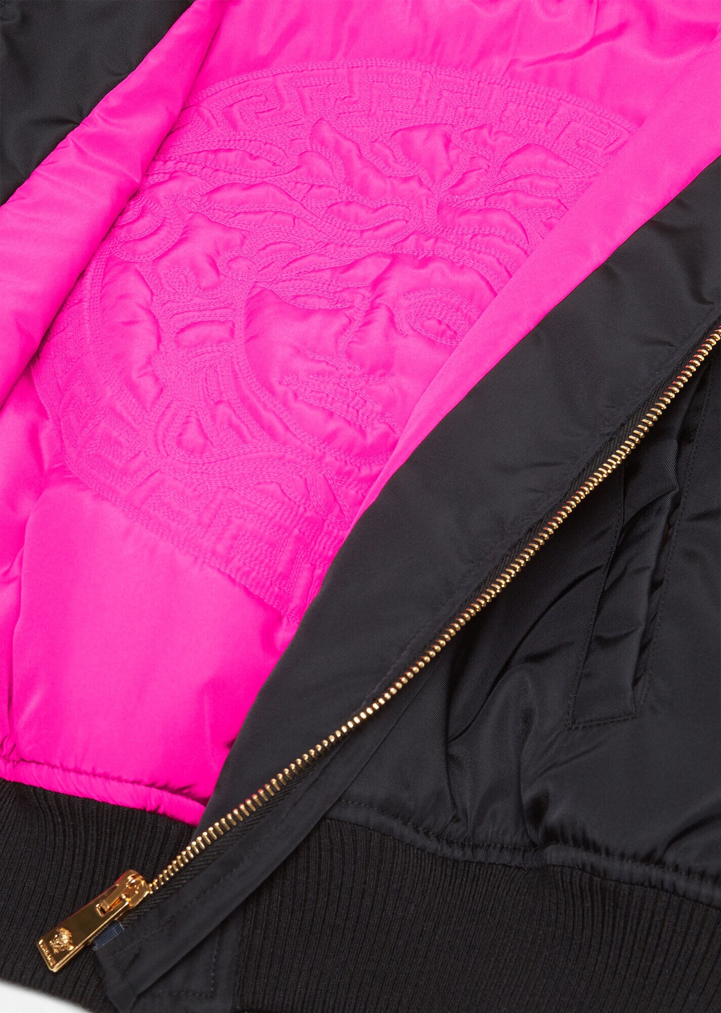 Versace Goddess Crop Bomber Jacket - 6